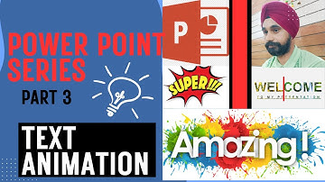 Power point Part - 3 | Basic Animation | Text Animation | Animation #powerpoint #ppt #Animation