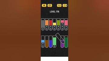 Water sort puzzle level 779