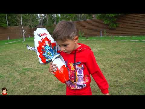 Artem plays with Surprise Toys - funny stories with toys