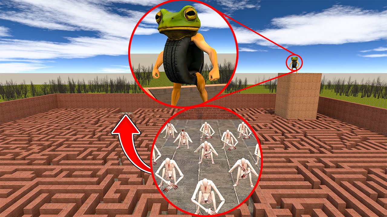 Бонека Амбалабу против SCP 096 в Garry's Mod #15