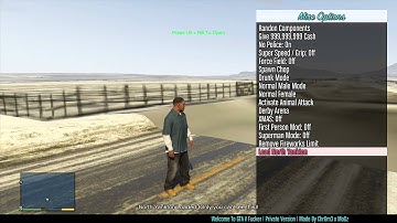 GTA V - Chr0m3 x MoDz 1.16 Mod Menu + Download