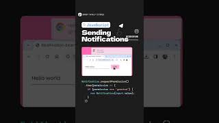 #javascript Did you know that you can send OS level notifications using JavaScript?