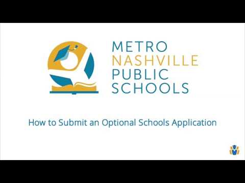 MNPS Optional School Application Guide