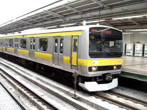 津田沼行E231系総武線　秋葉原駅発車