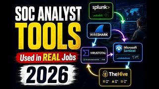 SOC Analyst Tools Explained | Every Tool Used in Real SOC Jobs 2026