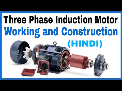 Three Phase Induction Motor in Hindi, Working Principle and