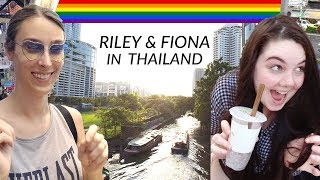 Lesbian couple explores Bangkok 🌈👭 | Riley & Fiona