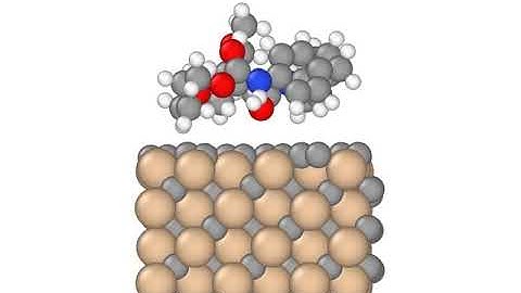Ionic relaxation (DFT) of the silicon-carbide- polyurethane interface using VASP