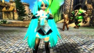 Miku Hatsune Oblivion Mod (Gangnam Style)