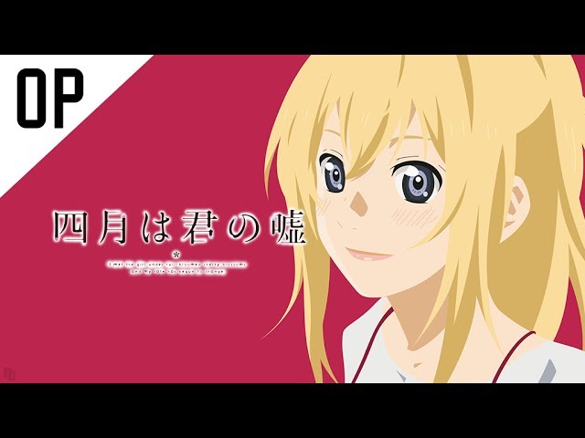 Shigatsu wa Kimi no Uso - Gengashuu - Opening Ending Key Animation  (Aniplex)