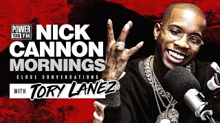 #torylanez dropped by #nickcannon mornings to discuss the start and
success of #quarantineradio, his boxing match with #ykosiris, feeling
inclined speak a...