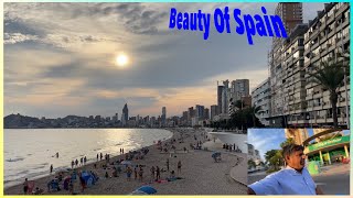 Beautiful Clouds Over Poniente Beach | A Perfect Day in Benidorm 🌥️ Benidorm’s Poniente Beach Tour