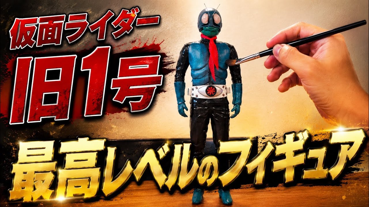 本物級】仮面ライダー旧1号【拘り抜いた最高レベルのフィギュア