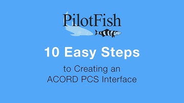 ACORD PCS Interface Built in 10 Steps with PilotFish Engine
