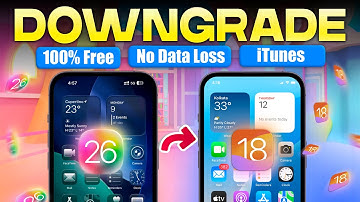 Downgrade iOS 26 to 18.5 Without Losing Any Data (Official)