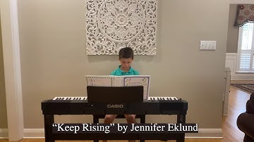 Fourth grader, Robot Rock by James Bastien & Keep Rising by Jennifer Eklund
