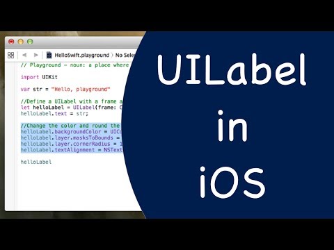 UILabel | How to use UILabel in iOS Development | Xcode 9 | Swift4