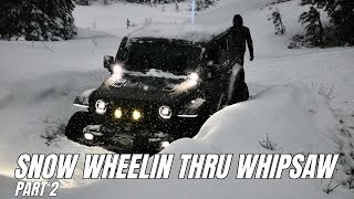 Off-Road Snow Wheeling, Whipsaw Trail Part 2