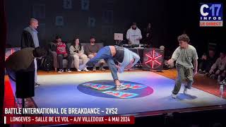 BATTLE INTERNATIONAL BREAKDANCE AVEC AJV VILLEDOUX