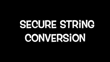 How To Convert Security String in UiPath to Regular String Type (Syntax in description)