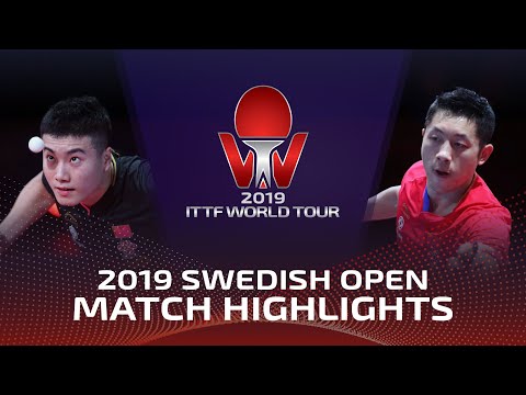 Xu Xin vs Liang Jingkun | 2019 ITTF Swedish Open Highlights (1/4)