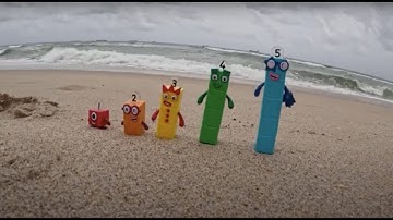 Numberblocks Plushies and Toys go to a Beach Adventure!