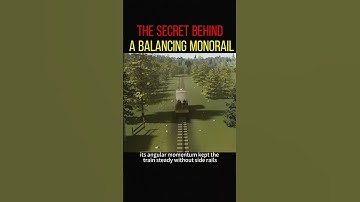 The secret behind a balancing monorail #foryou #knowledge #science #monorail