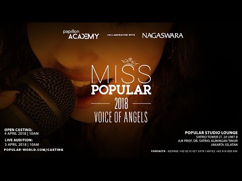 Open dan Live Casting Miss Popular 2018 | Voice of Angels DAY II