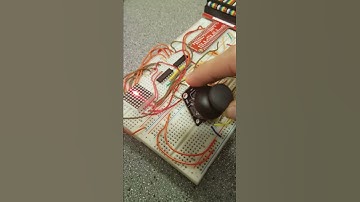 ECE350 Lab 6: Controlling LED Matrix with Joystick.