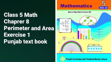 class 5 math unit 8 area perimeter exercise 1  pg 154/how to find perimeter of square & rectangle
