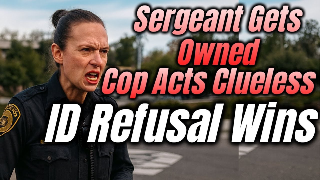 "Sergeant & Cop Get Schooled | ID Refusal Isn’t a Crime" - YouTube