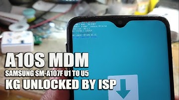 SAMSUNG A10S Remove MDM SM-A107F  U1 TO U5  BY ISP