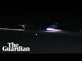 US B-1 bomber takes off during strikes in Syria and Iraq