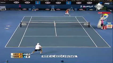 Nadal vs Luczak Australian Open 2010