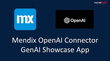 Mendix OpenAI Connector - GenAI Showcase App