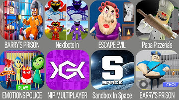 Nextbots Sandbox Sonic Tapes,Nip Multiplayer,Escape Papa Pizza