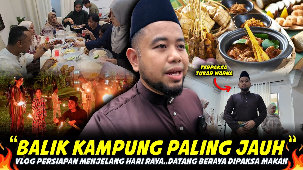 DUGAAN RAYA..LAST MINIT BAJU RAYA TAK MUAT !!!.Vlog Sambutan Hari Raya Aidilfitri Faiz Dan Keluarga