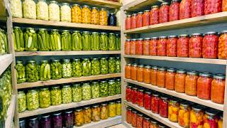 Now Is the Time to Prepare! I Make 100 Jars of Tomatoes, Peppers & Pickles for Winter