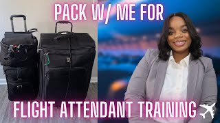 PACK WITH ME FOR FLIGHT ATTENDANT TRAINING! JOURNEY TO MAINLINE! | THE WORLD OF WIS