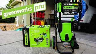 Greenworks pro 2700psi electric pressure washer. Does it compete with Gas pressure washers?