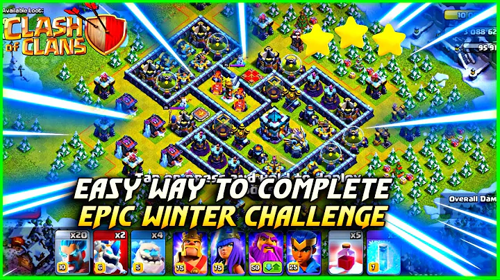 HOW TO COMPLETE  EPIC WINTER CHALLENGE ||CLASH OF ...