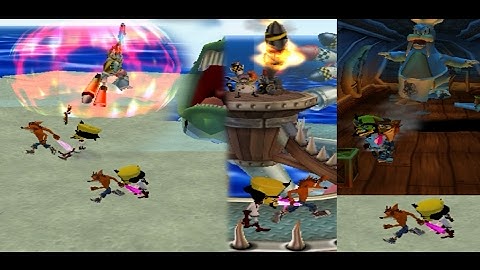 crash twinsanity bug glitch #2 crash y cortex VS NGin, Rusty Walrus, NTropy y Brio