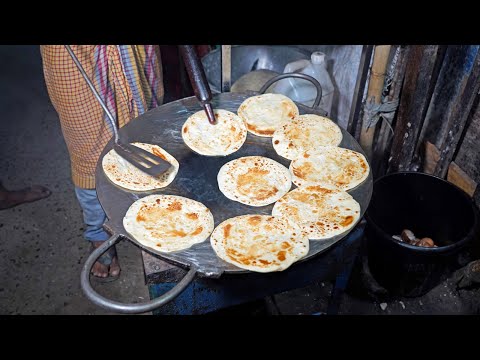 Midnight Egg Paratha Cooking for Hard-Working People | Bangladeshi Street Food