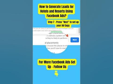 How to Generate Leads for Hotels and Resorts Using Facebook Ads 