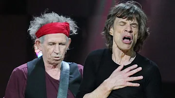 Keith Richards Falls Down and Mick Jagger Gets Angry!!