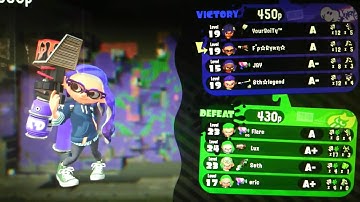Splatoon 2 - Getting Rank S and Level 20 in Tower Control