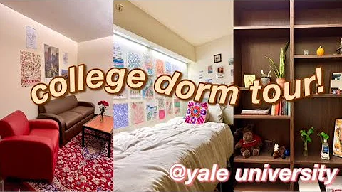 COLLEGE DORM TOUR 2022 | YALE UNIVERSITY (sophomor...