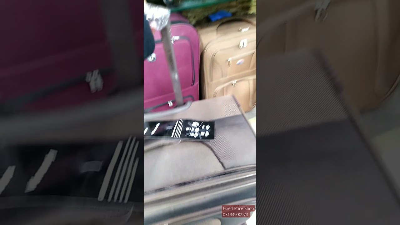 A Tourister 4 pcs trolley set 