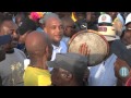 Martelly ap jwe tambou nan rara soul rasta.