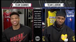 Team Giannis \& Team LeBron Draft | 2020 NBA All-Star